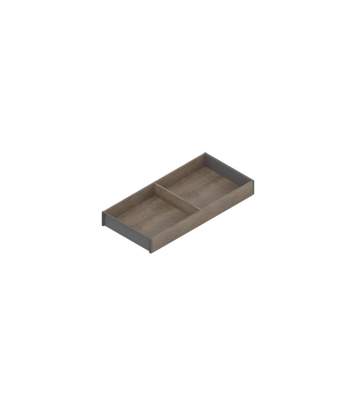 AMBIA-LINE Rahmen, für LEGRABOX/MERIVOBOX Schubkasten, Holzdesign, NL=450 mm, Breite=200 mm, Nebr.Eiche/oriongrau