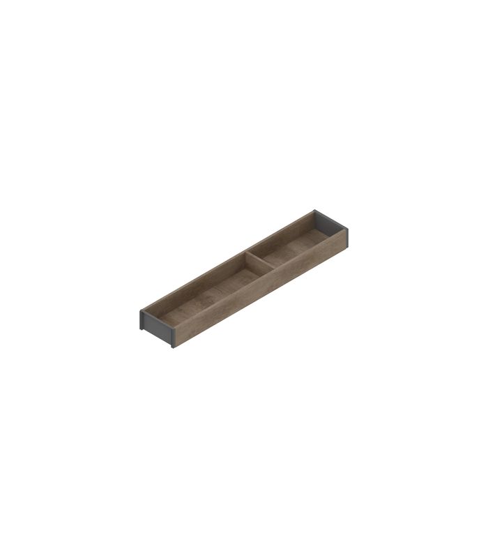 AMBIA-LINE Rahmen, für LEGRABOX/MERIVOBOX Schubkasten, Holzdesign, NL=550 mm, Breite=100 mm, Nebr.Eiche/oriongrau