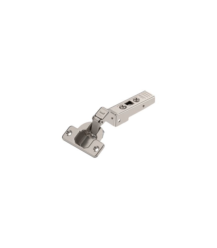 CLIP top Winkelscharnier 30° II, aufschlagend, ohne Feder, Topf: Schrauben, vernickelt