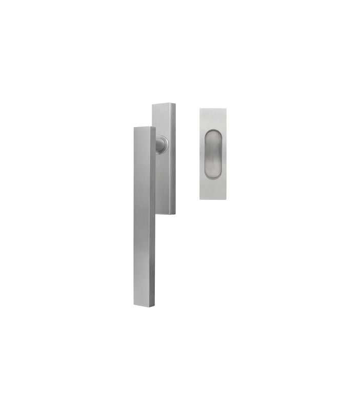 Hebeschiebetürgriff EHSSET52Q UN ggs. verschraubt Edelstahl matt TS 60-68mm