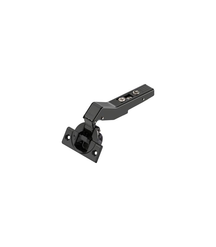 CLIP top BLUMOTION Winkelscharnier 45° II, aufschlagend, Topf: Schrauben, onyxschwarz
