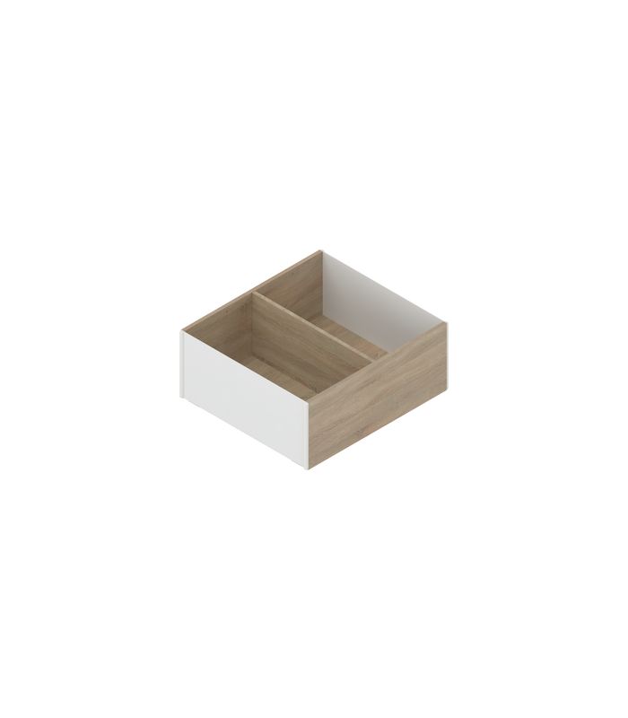 AMBIA-LINE Rahmen, für LEGRABOX/MERIVOBOX Frontauszug, Holzdesign, ab NL=300 mm, Breite=242 mm, Bard.Eiche/seidenwei