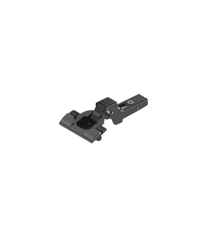 CLIP top Standardscharnier 110°, Innenanschlag, ohne Feder, Topf: INSERTA, onyxschwarz