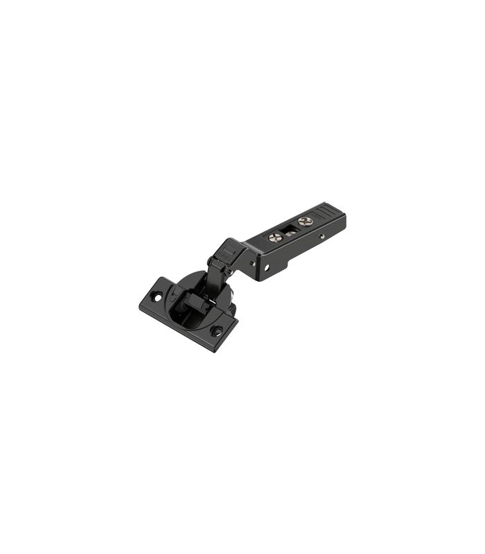 CLIP top BLUMOTION Winkelscharnier 30° II, aufschlagend, Topf: Schrauben, onyxschwarz