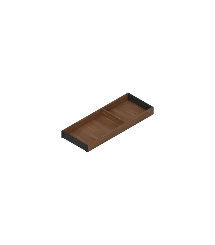 AMBIA-LINE Rahmen, für LEGRABOX/MERIVOBOX Schubkasten, Holzdesign, NL=550 mm, Breite=200 mm, Tenn.Nuss/carbonschw