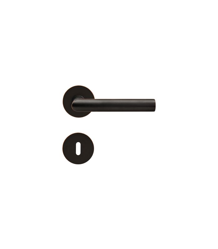 Drücker-Rosettengarnitur Rhodos EPL28 BB Antik Bronze Optik TS 38-47mm PlanDesign