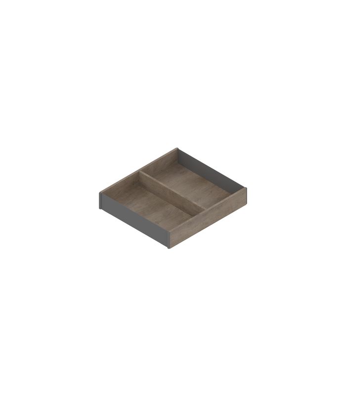 AMBIA-LINE Rahmen, für LEGRABOX/MERIVOBOX Schubkasten, Holzdesign, NL=300 mm, Breite=242 mm, Nebr.Eiche/oriongrau