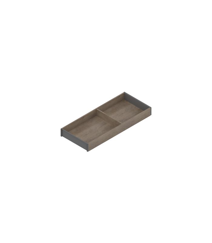 AMBIA-LINE Rahmen, für LEGRABOX/MERIVOBOX Schubkasten, Holzdesign, NL=500 mm, Breite=200 mm, Nebr.Eiche/oriongrau