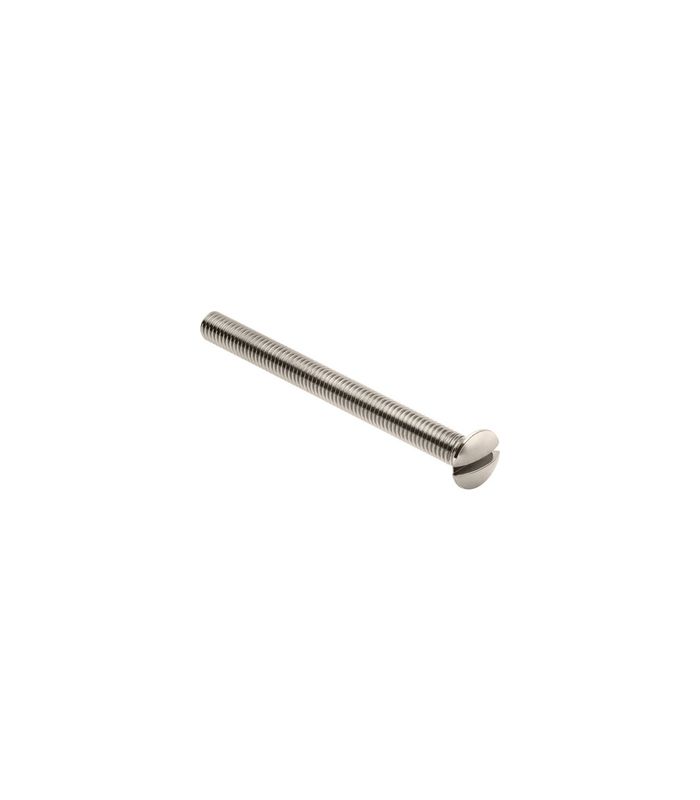 Gewindeschraube M4x45 messing vernickelt