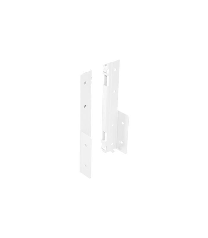 AvanTech YOU Verbinder für Rückwandprofil, Systemhöhe 187, weiß, rechts