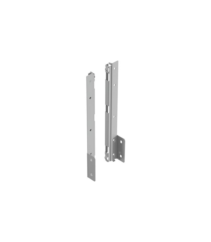 AvanTech YOU Verbinder für Rückwandprofil, Systemhöhe 251, silber, rechts