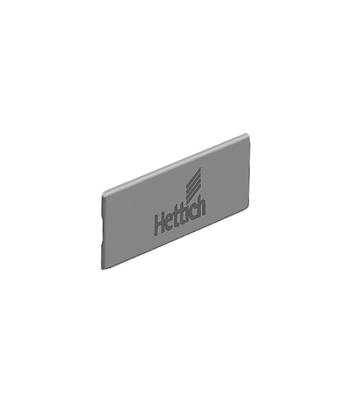 InnoTech Atira Abdeckkappe, grau, mit Hettich Logo