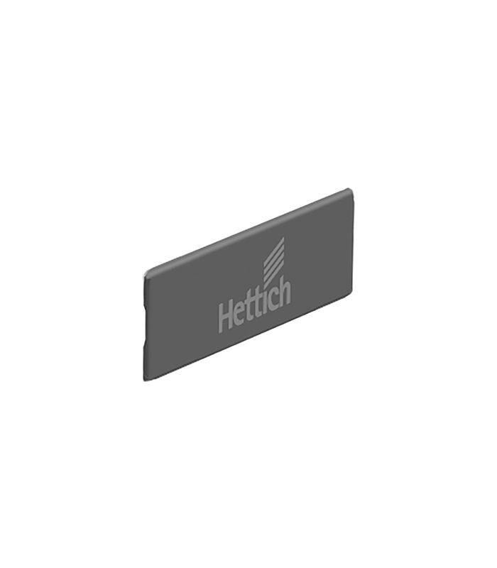 InnoTech Atira Abdeckkappe, dunkelgrau, mit Hettich Logo