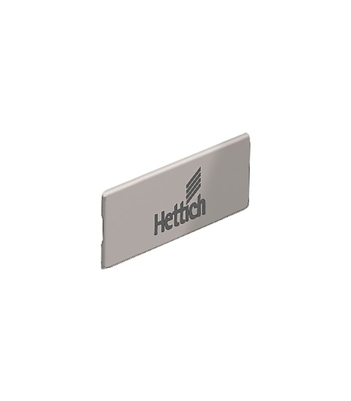 InnoTech Atira Abdeckkappe, Edelstahl Optik, mit Hettich Logo