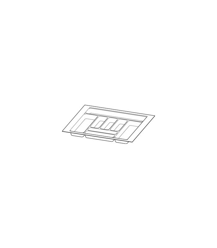 OrgaTray 440, anthrazit, 581 - 620 / 601 - 700, anthrazit