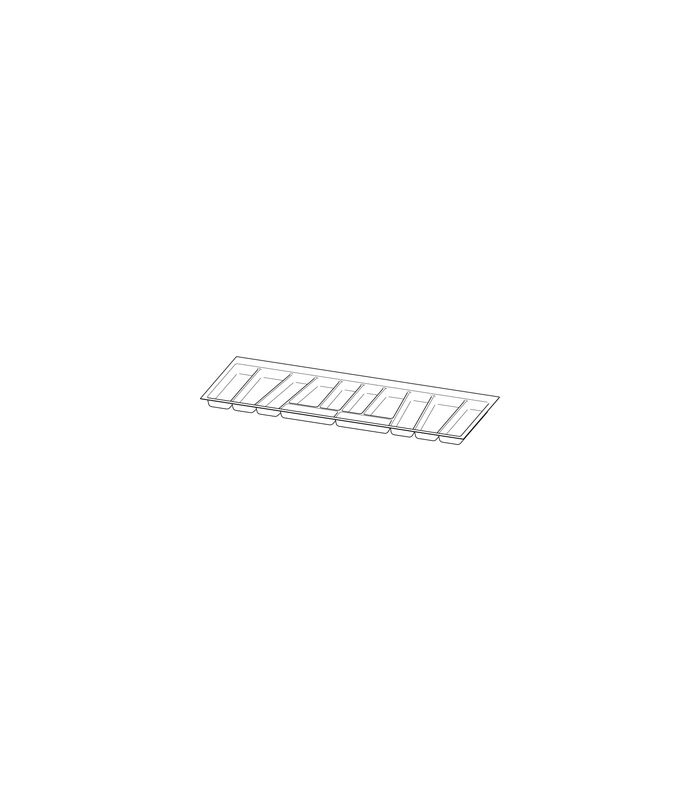 OrgaTray 740, NL 450 x 1200 mm, anthrazit