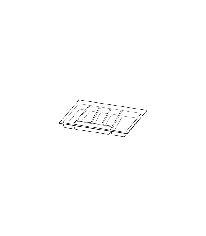 OrgaTray 740, NL 450 x 600 mm, anthrazit