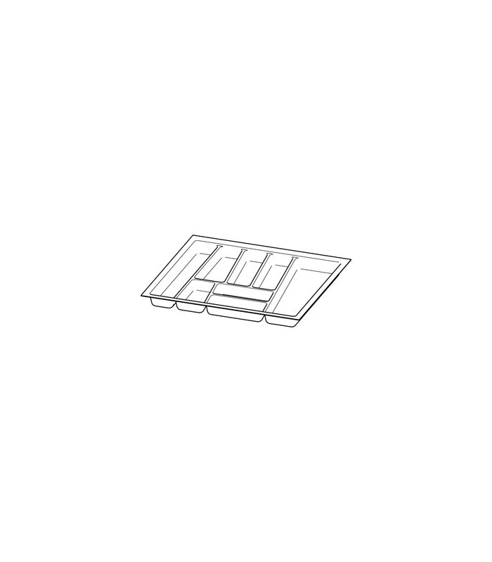 OrgaTray 740, NL 500 x 600 mm, anthrazit
