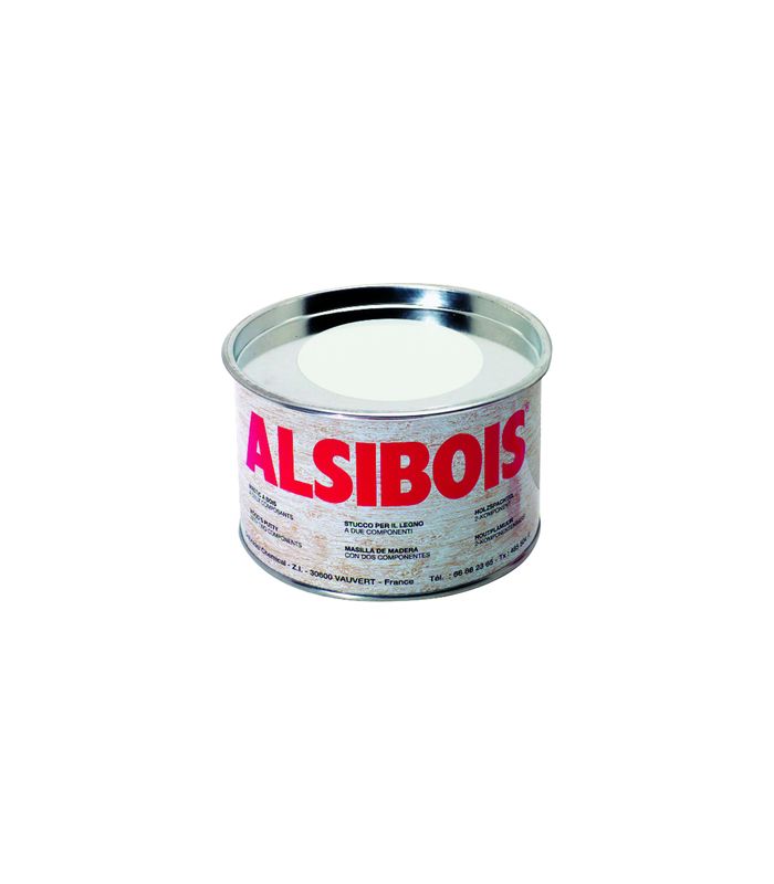 Alsibois - Spachtelmasse 0,4 l weiß Melamin