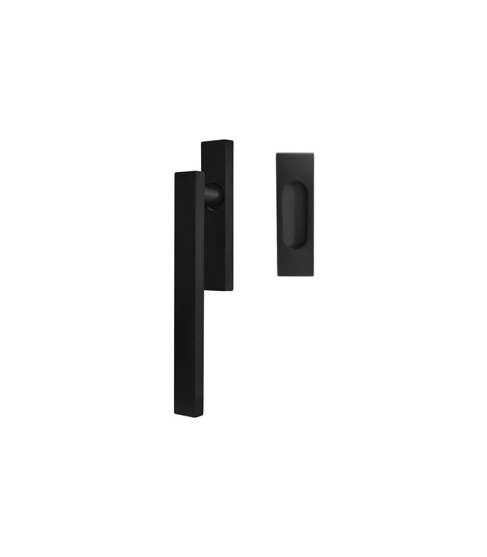Hebeschiebetürgriffset EHSSET52Q UN ungelocht Kosmos schwarz 9/10mm