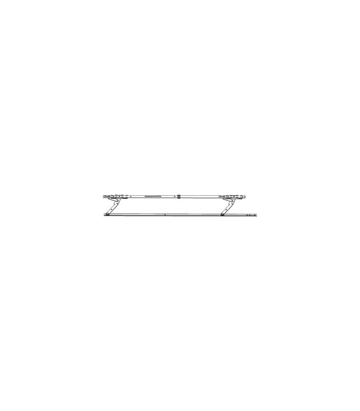 PSK-Gleitschere, Patio Alversa, oben FFB1251-1650mm, DIN Links-Rechts