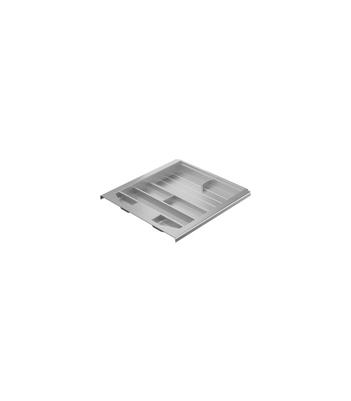 Schreibmaterialschale, Höhe 40 mm, 380 / 392, Aluminium Optik