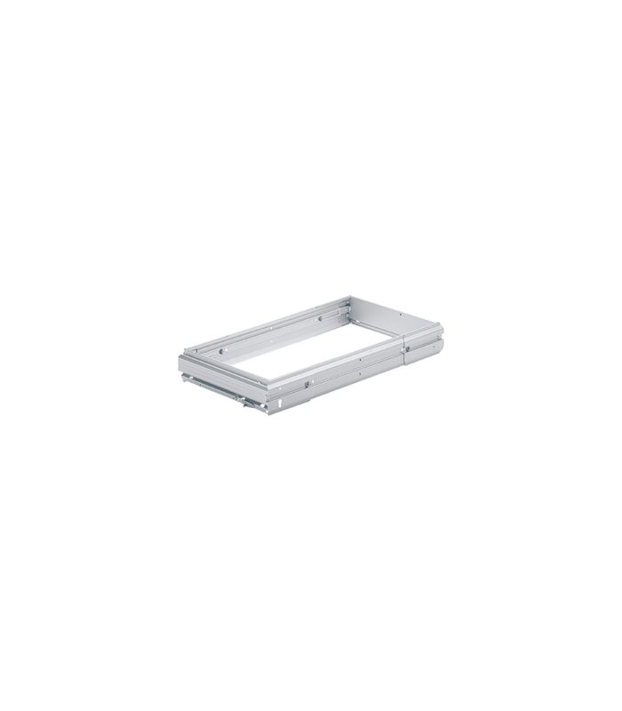 Stufenlos breitenverstellbarer Hängeregistraturrahmen Systema Top 2000, 1032 - 1204, Aluminium Optik