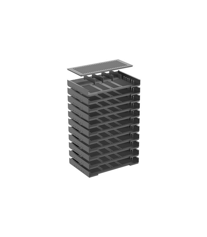 Formularablage, Fächeranzahl: 11, 392 mm, schwarz