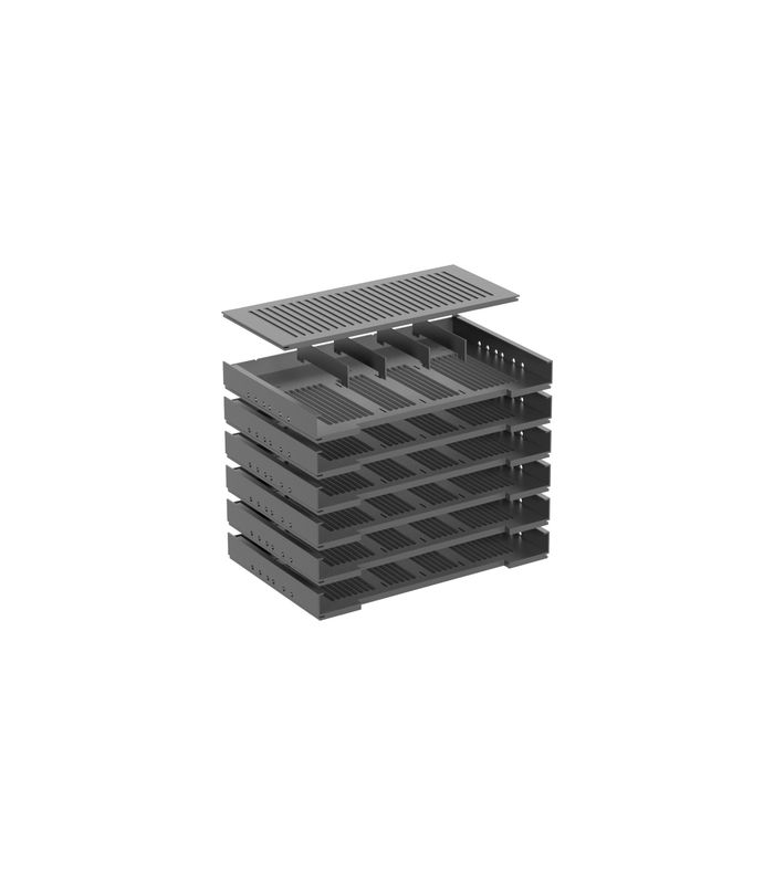 Formularablage, Fächeranzahl: 6, 392 mm, schwarz