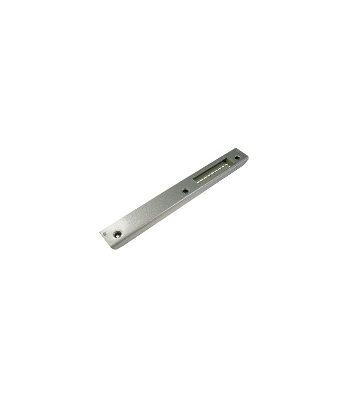 Schliessblech 6866.RS-SI silberfarben für Glastür DIN Rechts 20 x 8 x 170 mm