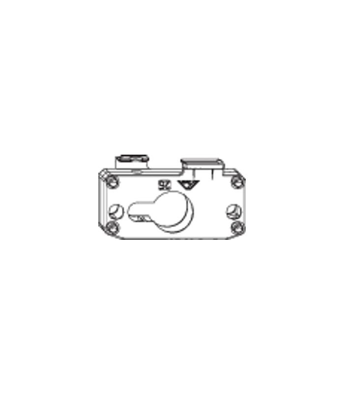 Drehkipp-Getriebeschlosskasten, für Getriebestulp, D 45mm, NX, Stahl RotoSil