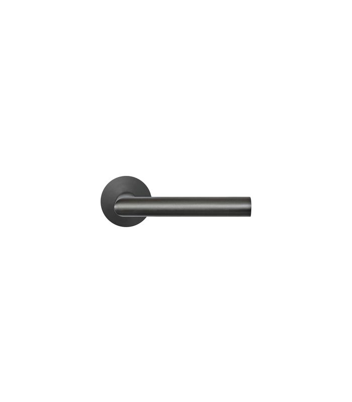 Drücker-Rosettengarnitur Rhodos EPL28 OS Titan grau TS 38-47mm PlanDesign