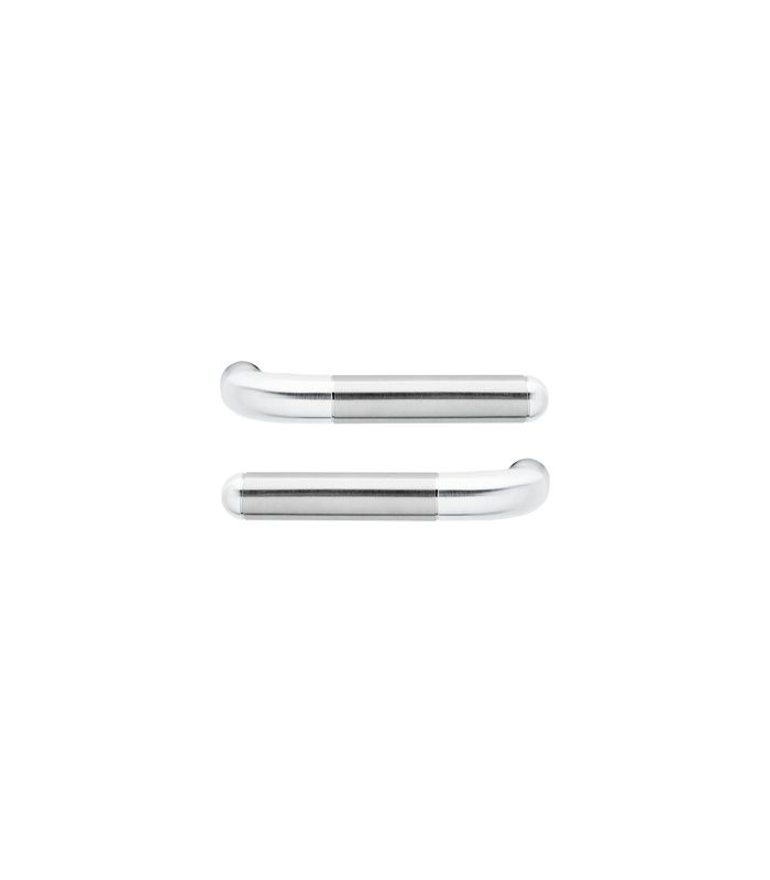 Griffpaar o.Griffrosette Lignano Steel ER35 ODS inkl. Stift Edelstahl pol./matt