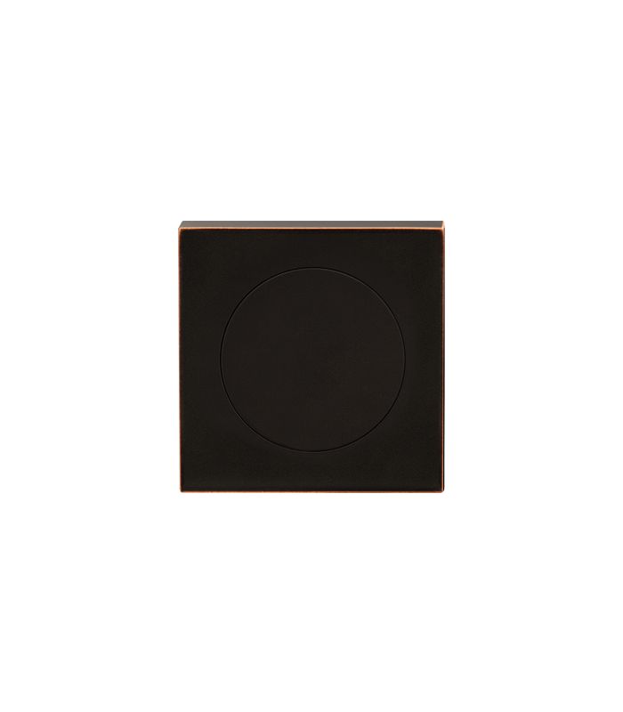 Blindrosette EZ1340 BL Blind quadr. Antik Bronze Optik