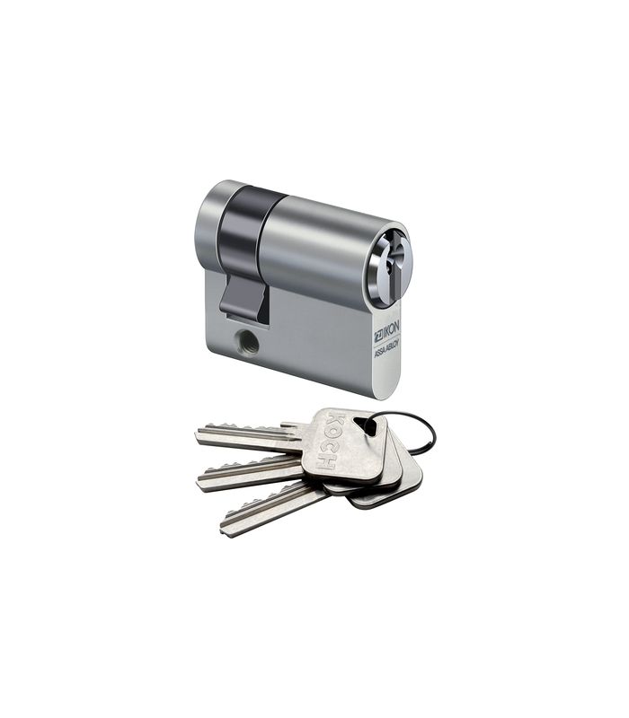 Profil-Halbzylinder N6 P032 Mmv BL=00/60 mm 3 Schl. verschieden