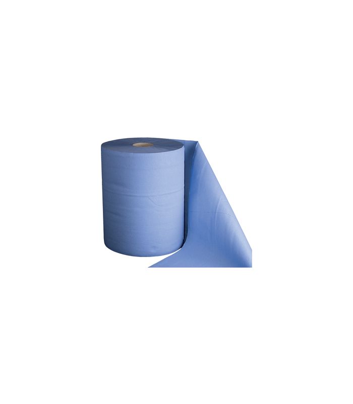 Putzpapier blau 3-lagig B=36 cm 1000 Abrisse