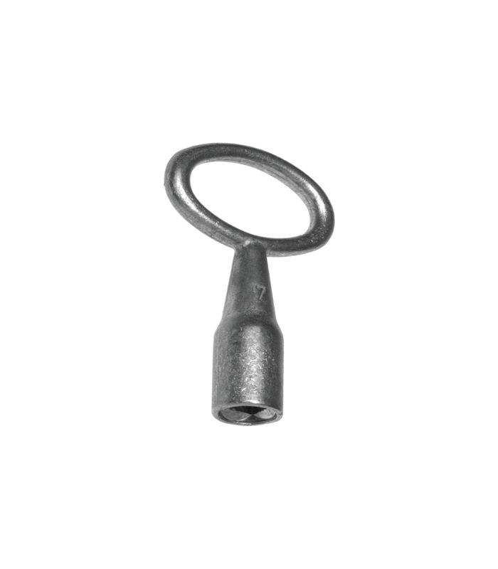 Dorn-Loch-Schlüssel vernickelt für 8 mm Vierkant