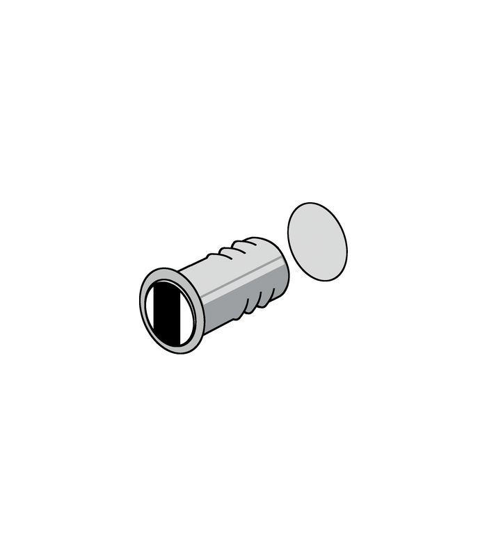 Einbohr-Magnetschnäpper Messing D ca 14 mm CF 12-7 W