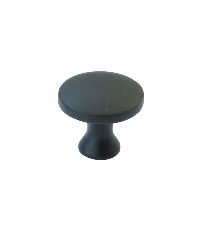 Möbelknopf Chalki schwarz matt Ø 28 mm, H 25mm