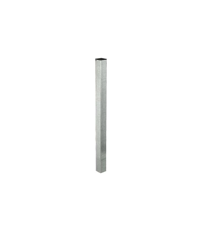 Torpfosten 80x80x3x1170 mm feuerverzinktz.Einbetonieren inkl. 1 Kunststoffkappe,