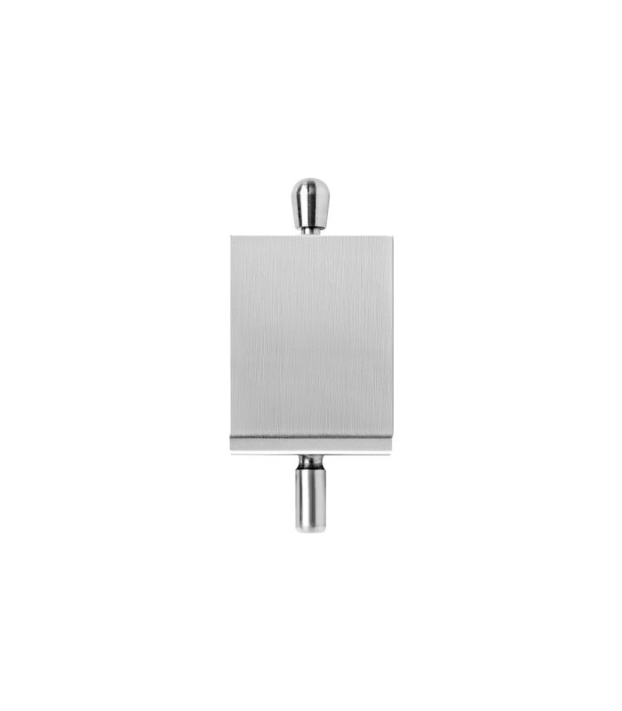 Feststellriegel EGF 100 für Bodenmontage (Glastürstärke 8-10mm) Edelstahl matt