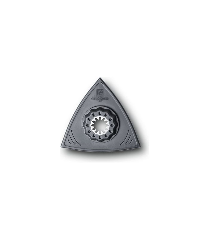 Schleifplatten-Set, flach, Kantenlänge 80 mm, Aufnahme SL