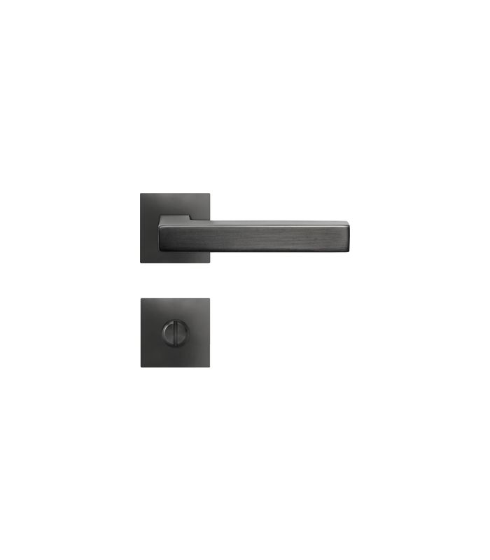 Drücker-Rosettengarnitur Seattle EPL46Q BAD Titan grau TS 38-47mm PlanDesign