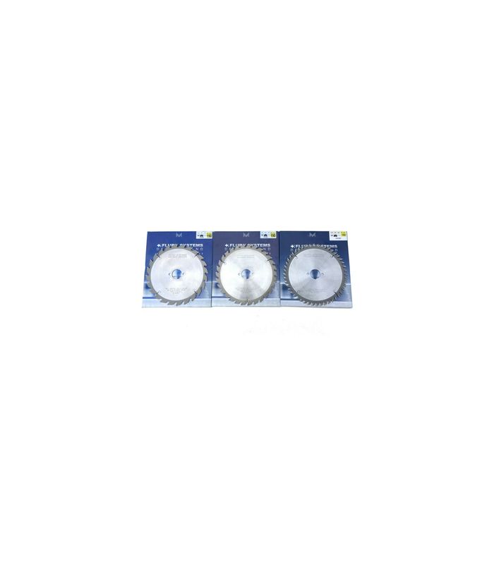 Hartmetall-Kreissägeblatt-Set 160x20 mm je 1 Stück Z24W/Z36W/Z48W