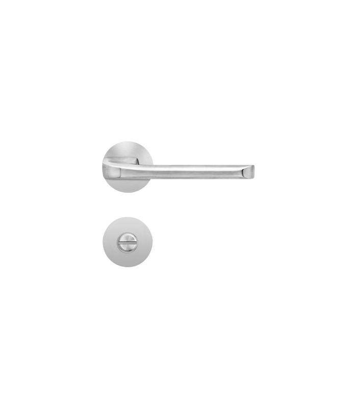 Drücker-Rosettengarnitur Tower EPL86 BAD Edelstahl matt TS 38-47mm PlanDesign