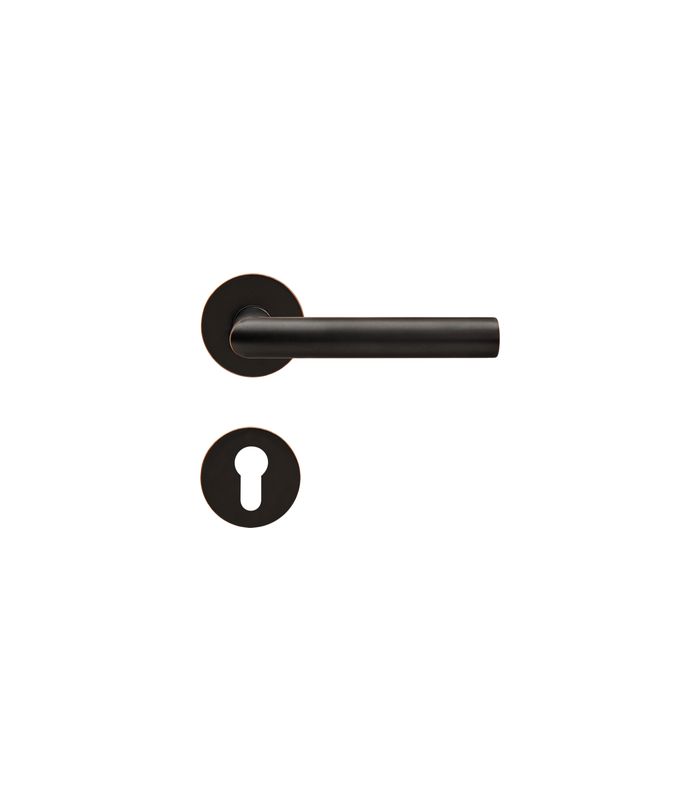 Drücker-Rosettengarnitur Rhodos EPL28 PZ Antik Bronze Optik TS 38-47mm PlanDesign