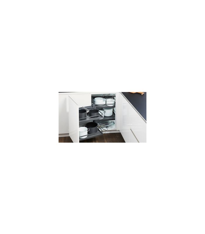 Moving Corner, pulverbeschichtet anthrazit, links