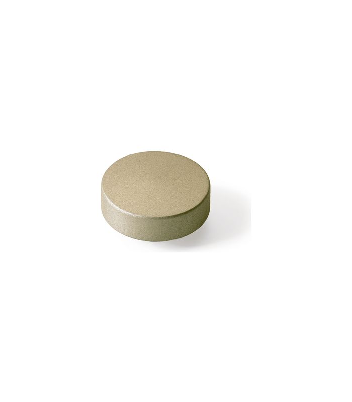 Möbelgriff- Befestigungssockel, Durchmesser 18mm, ProDecor, 9113653, Höhe 5,2mm matt vernickelt