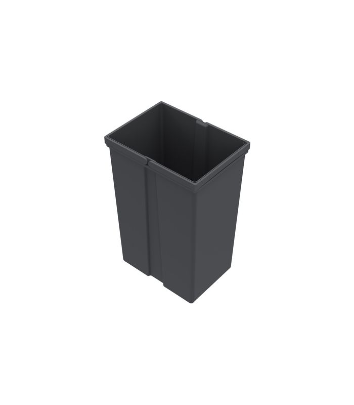 Eimer 29 l, Kunststoff, anthrazit, B x T x H 225 x 304 x 460 mm, Für Abfallsystem AvanTech YOU Pull, ArciTech Pull, InnoTech Pull