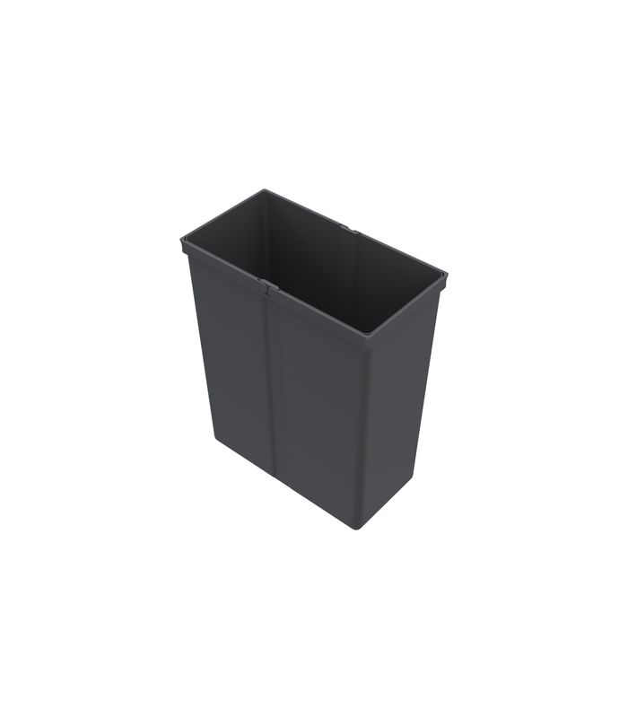 Eimer 40 l, Kunststoff, anthrazit, B x T x H 223 x 418 x 505 mm, Für Abfallsystem AvanTech YOU Pull, ArciTech Pull, InnoTech Pull